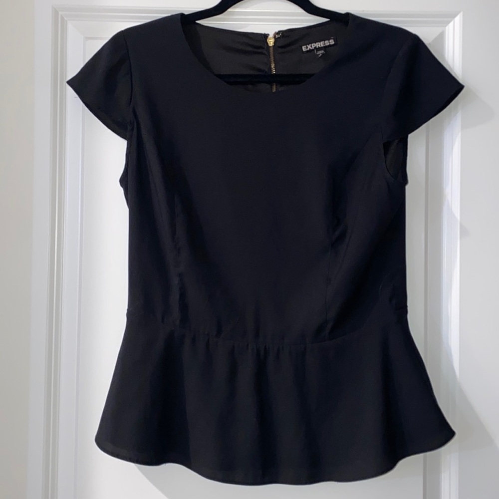 Black EXPRESS dress shirt. Small. Worn, no stains no holes no marks